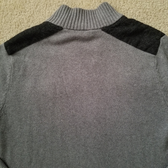 ♻️ Men's Apt 9 Grey Zip Up Collared Sweater ♻️ - Picture 11 of 14